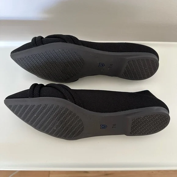 Rothy’s The Knot Point II flats in black, size W 7.5 - Picture 3 of 3
